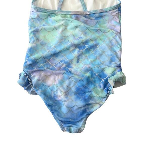 BMagical by Bteewns Mermaid One Piece Bathing SuiteLight Blue, Lilac 5 - Picture 7 of 8